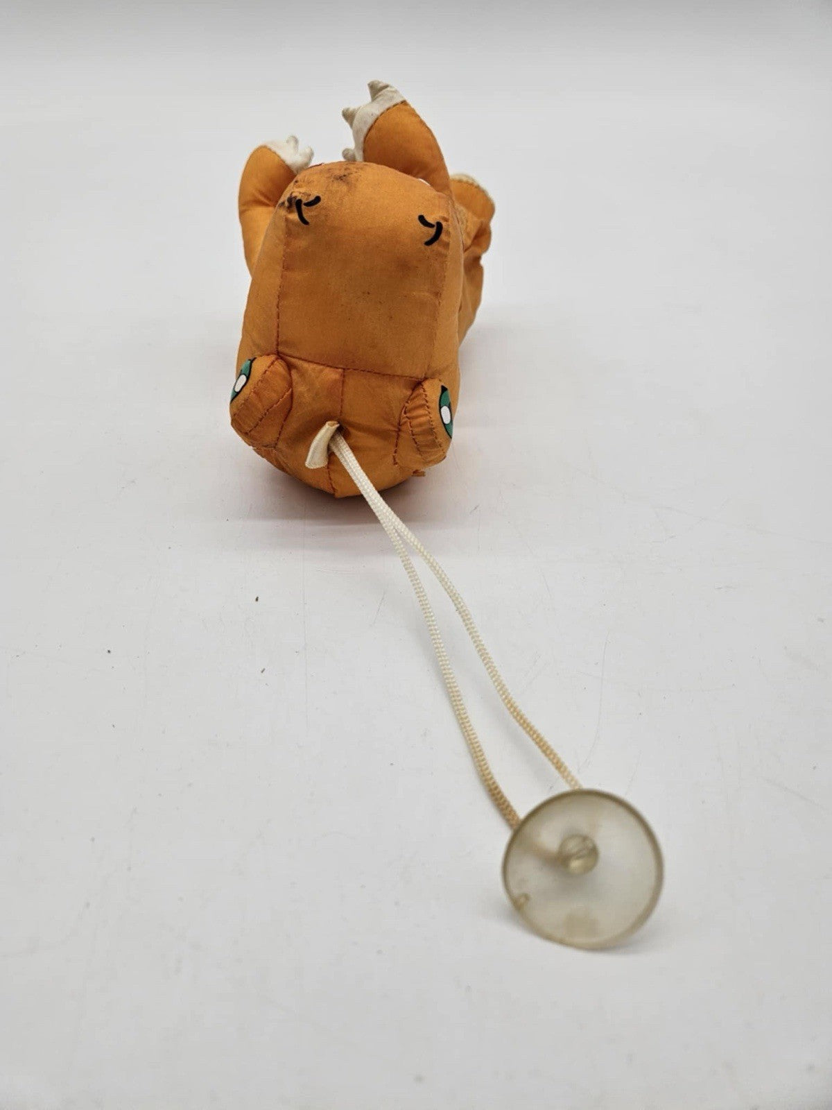 Digimon Sponge Bath Buddies Vintage 2000 Retro Agumon orange Plush Toy