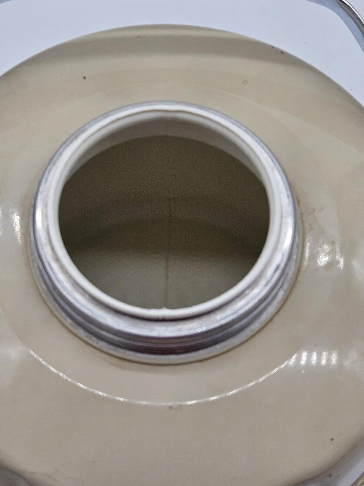 Vintage Knapp Monarch Therm-a-Jug Hot Cold Full One Gallon with Drinking Cup.