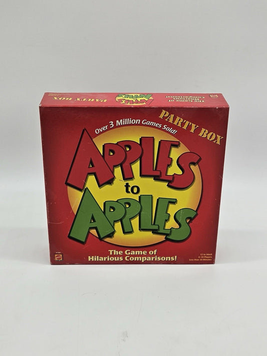 Apples to Apples  The game of hilarious comparisons Party Box Mattel 2007