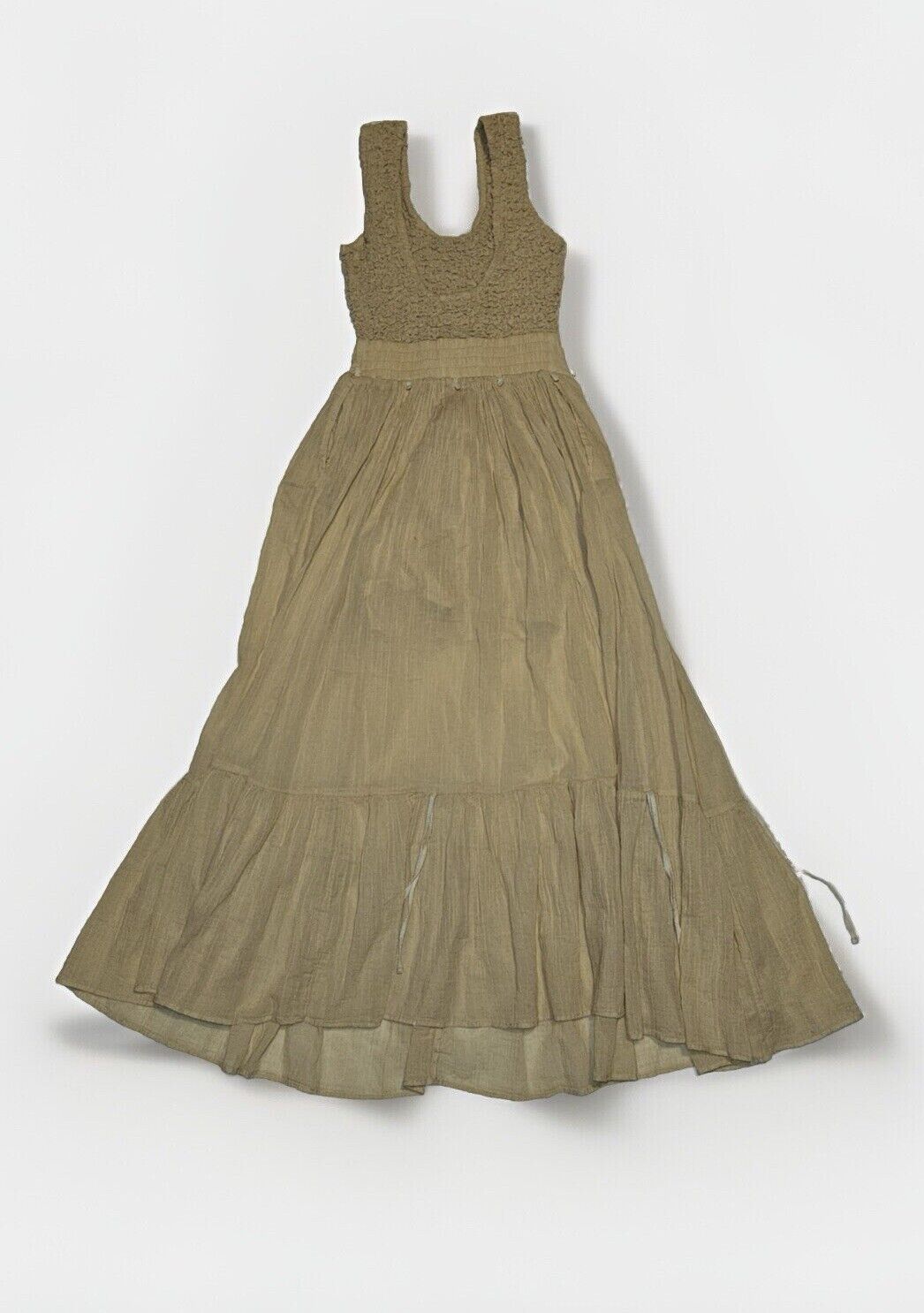 Free People Bluebell Solid Cream Maxi Dress ~ Sz XS