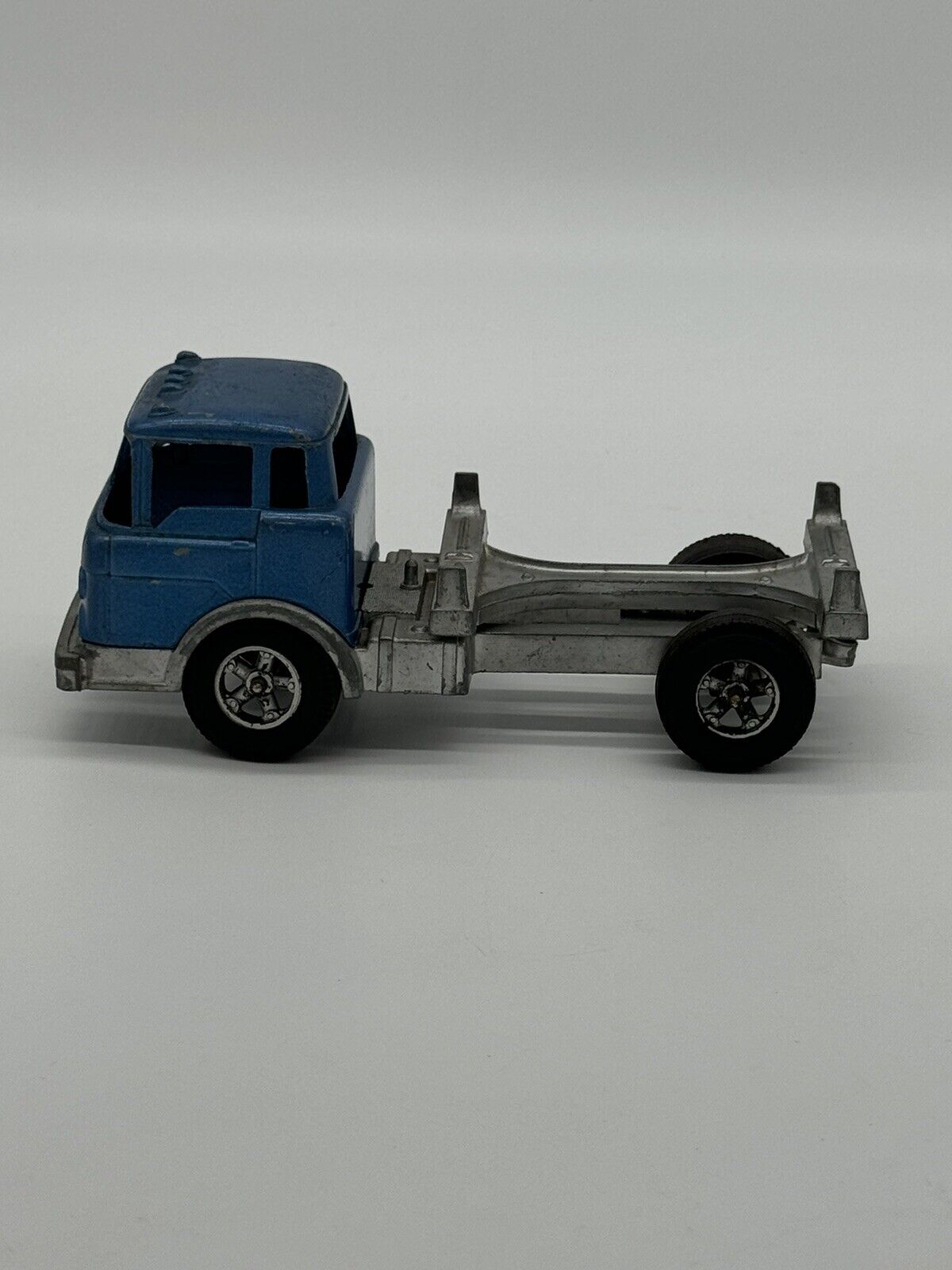 Vintage Hubley Log Hauler Truck #1490 Logger Made in USA - Metal Toy Truck FNF