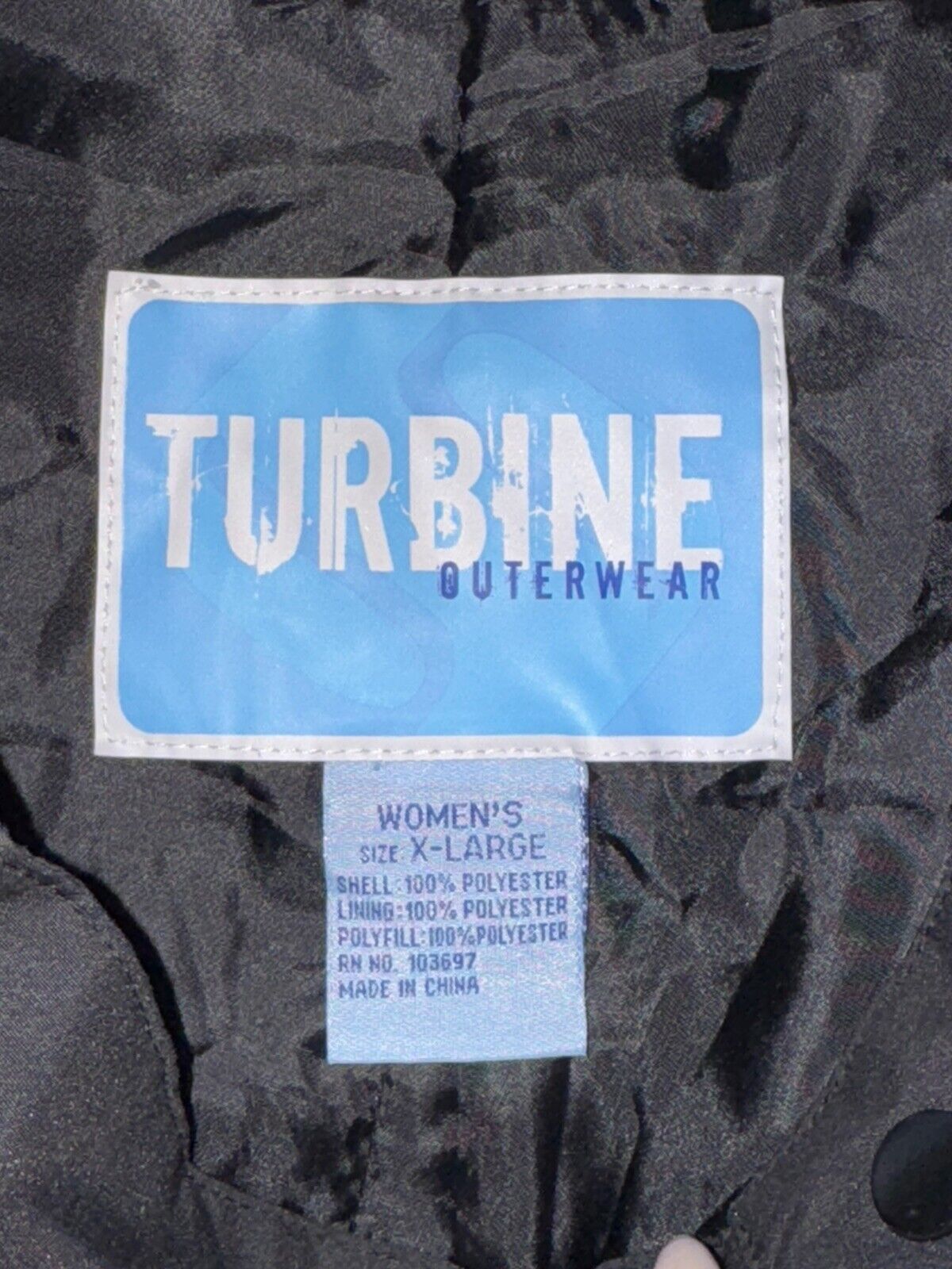 Turbine Womens Snow Pants Large Winter Black Elastic Waist Woman’s Sz XL