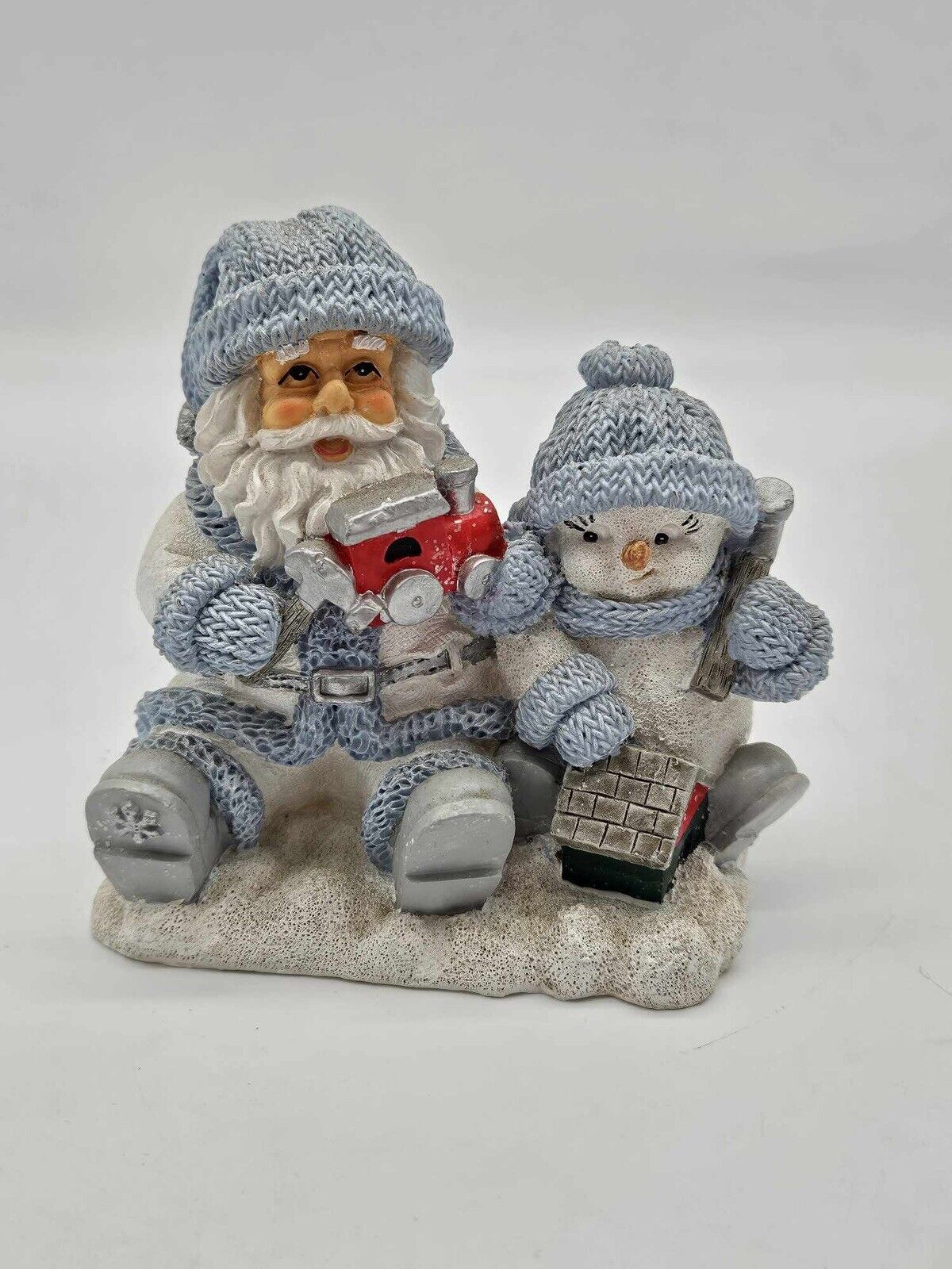 Snow Buddies Figurine Santa & Snowman 2000 Flurry the Toy Makers Santa Toys
