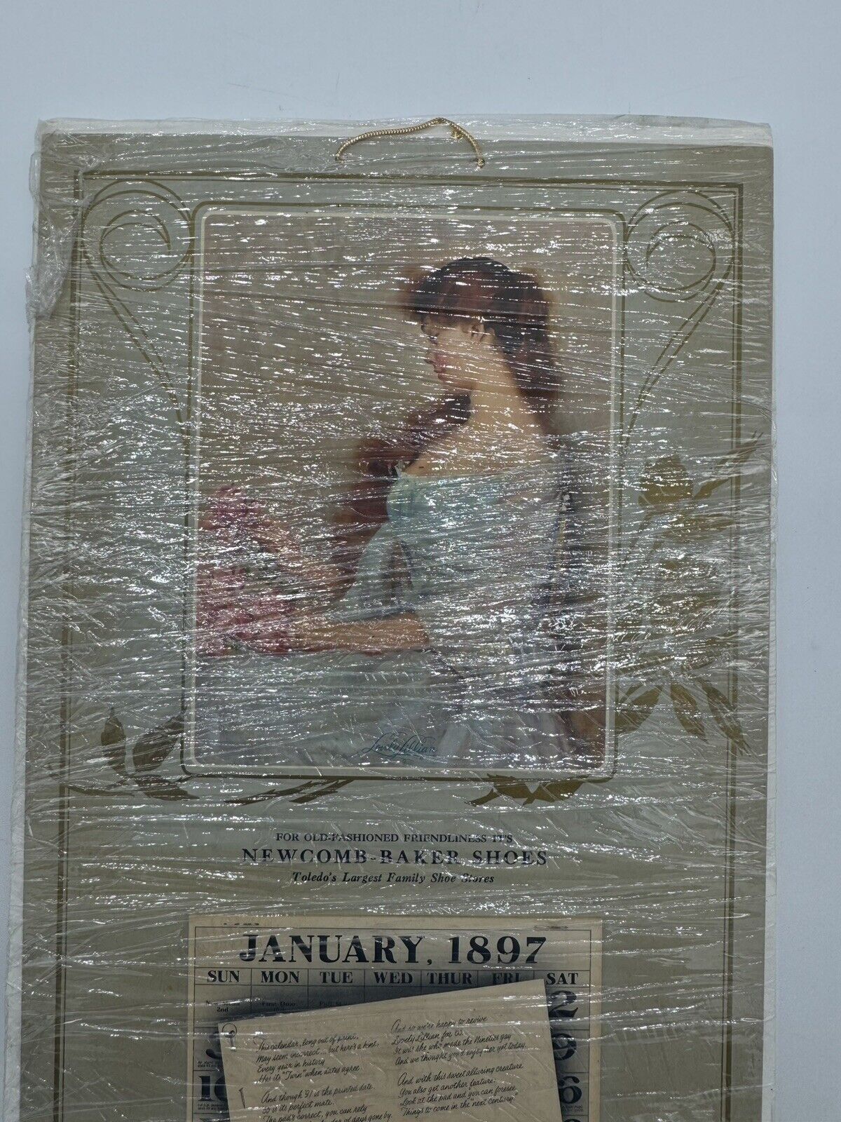 Antique Advertising Calendar, 1897 SURPLUS CITY U.S.A. Las Cruces, New Mexico MB