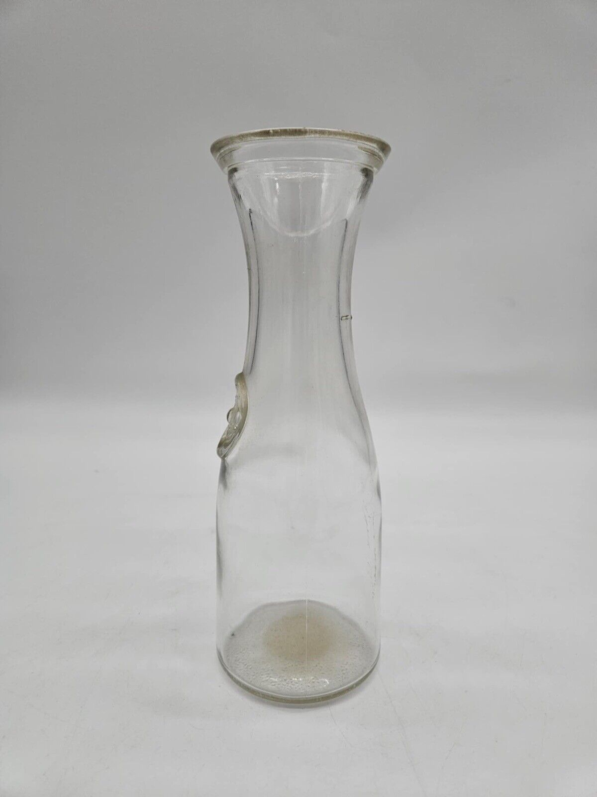 Vintage Clear Glass Half Litre Milk Bottle Anchor Hocking Carafe