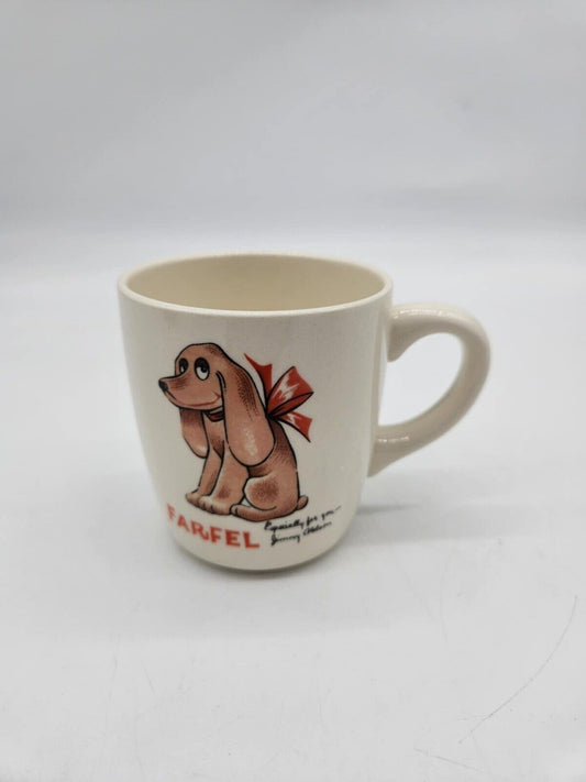 Vintage  1960s Farfel The Dog Jimmy Nelson Mug Cup Nestle USA Made NICE!