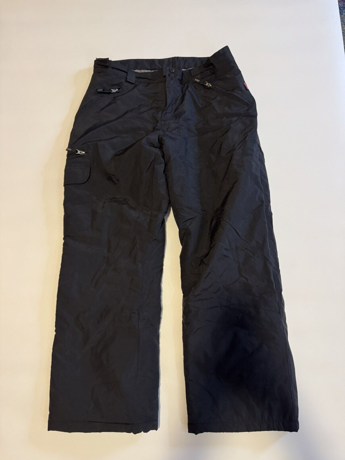 EXP Exposure Project Climate Control Snap/Zip Black Snow Ski Pants Women’s US XL