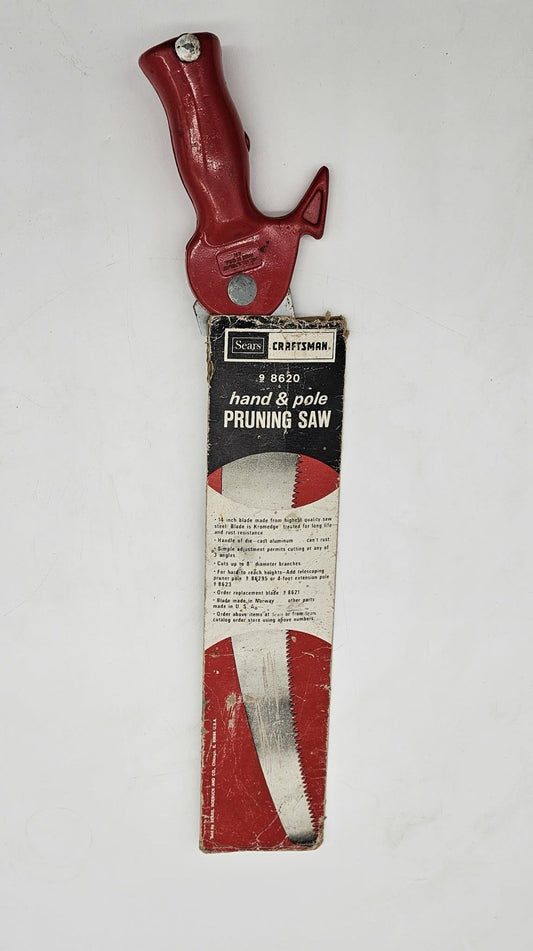 Vintage Sears Craftsman Hand & Pole Pruning Saw 14” Curved Blade