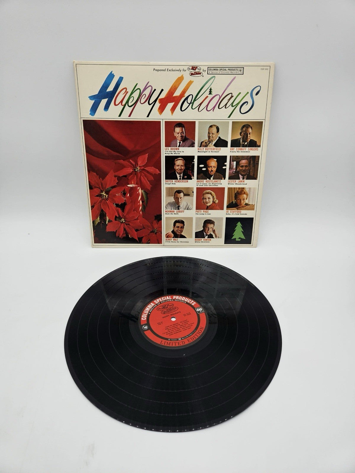 Vinyl Album Christmas Happy Holidays with Multiple Artist Released 1965