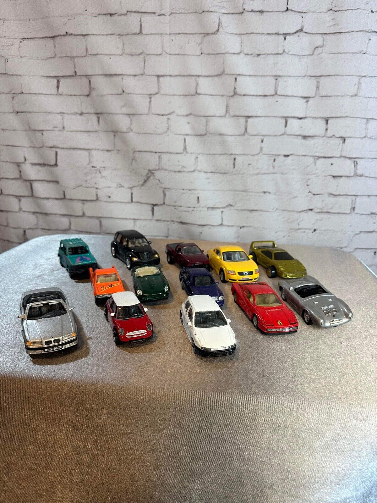 Lot Of  13 Larger Die Cast Toy Cars