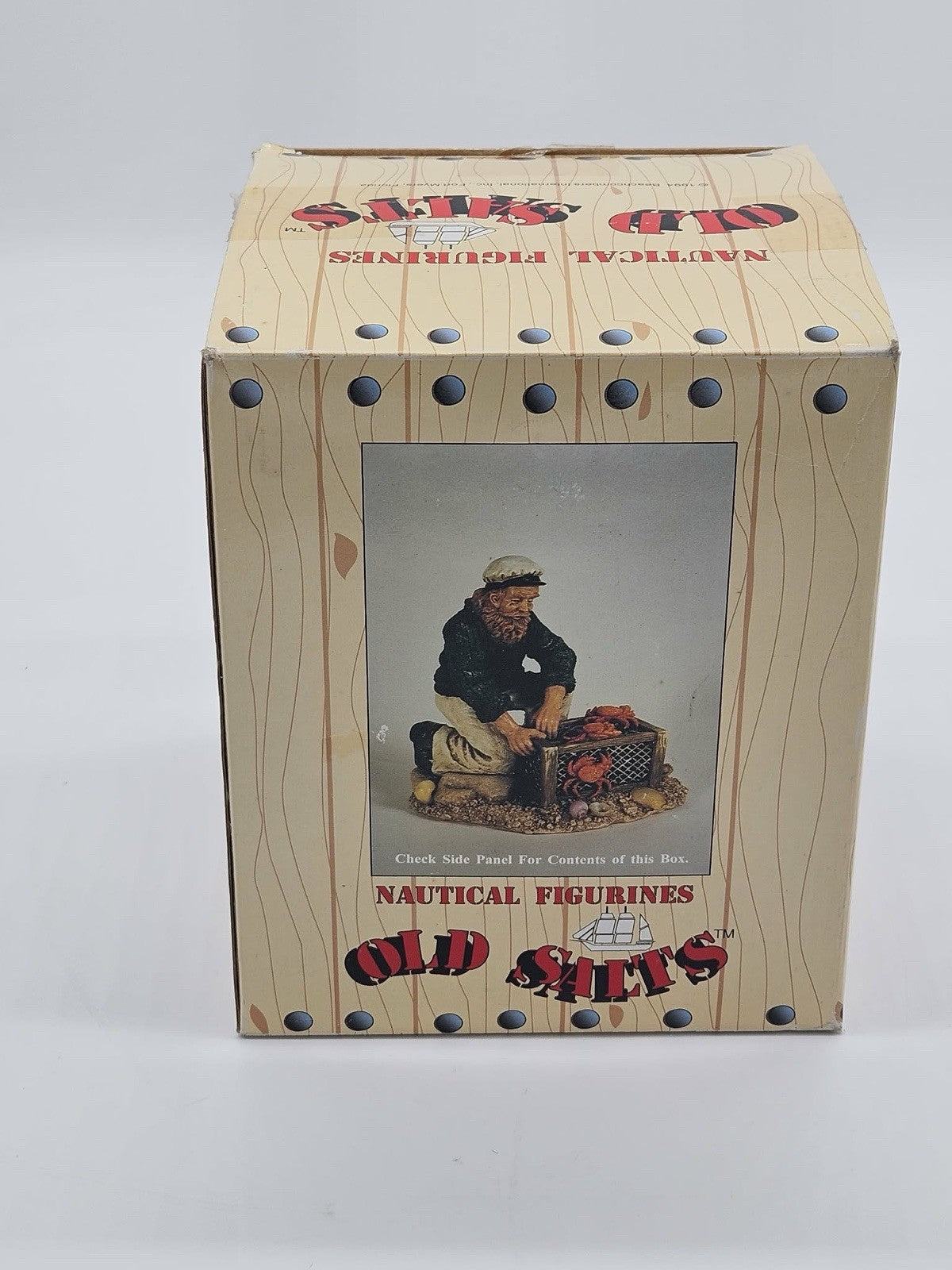 1996 Old Salts Lobsterman Nautical Figurine Beachedbers w Box