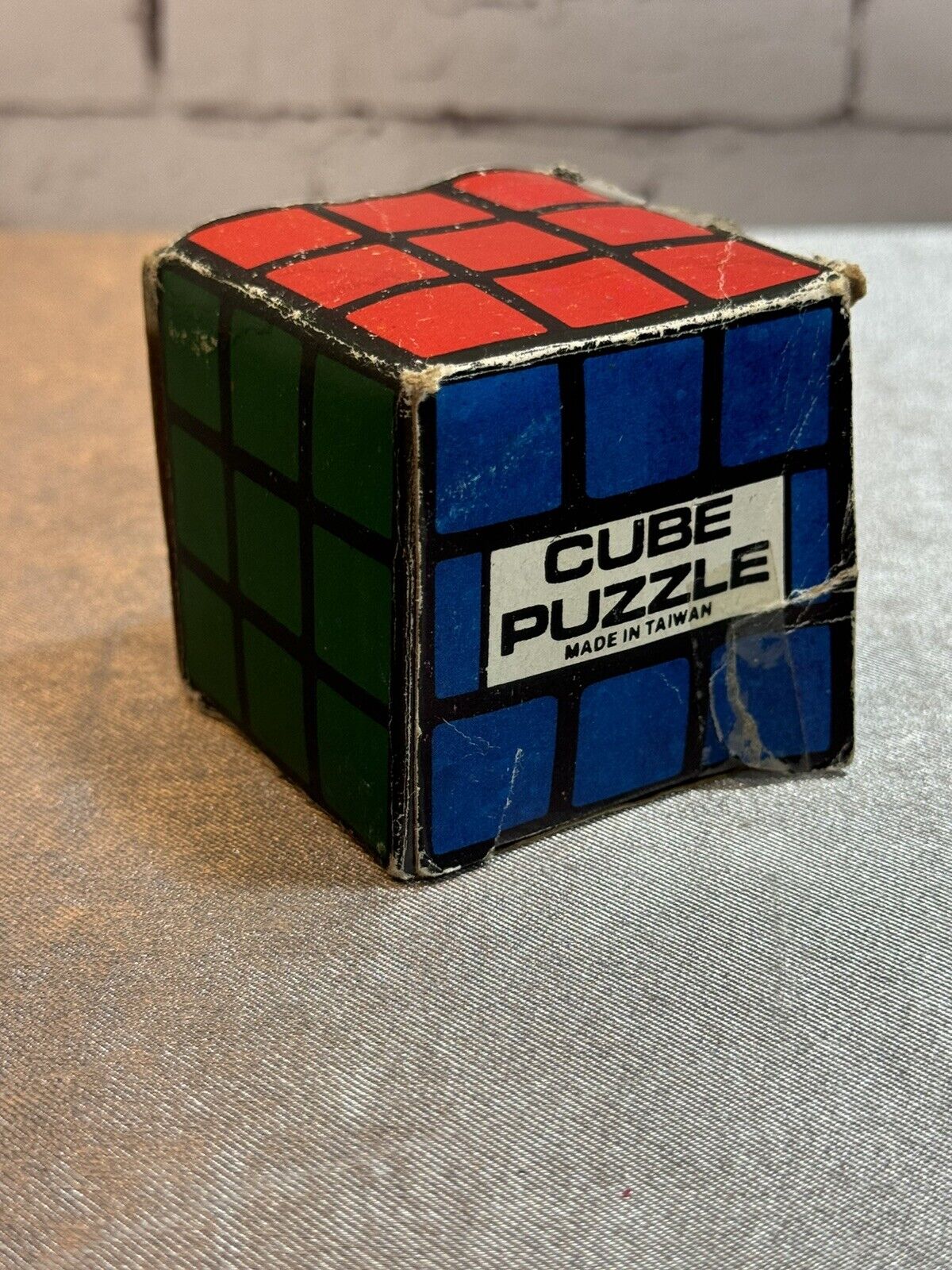 Vintage 1981 Rubiks Cube Puzzle Chadwick Miller #95205 With Original Box