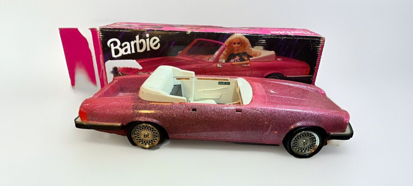 S-498 VINTAGE 1990'S MATTEL BARBIE JAGUAR XJS CAR IN BOX