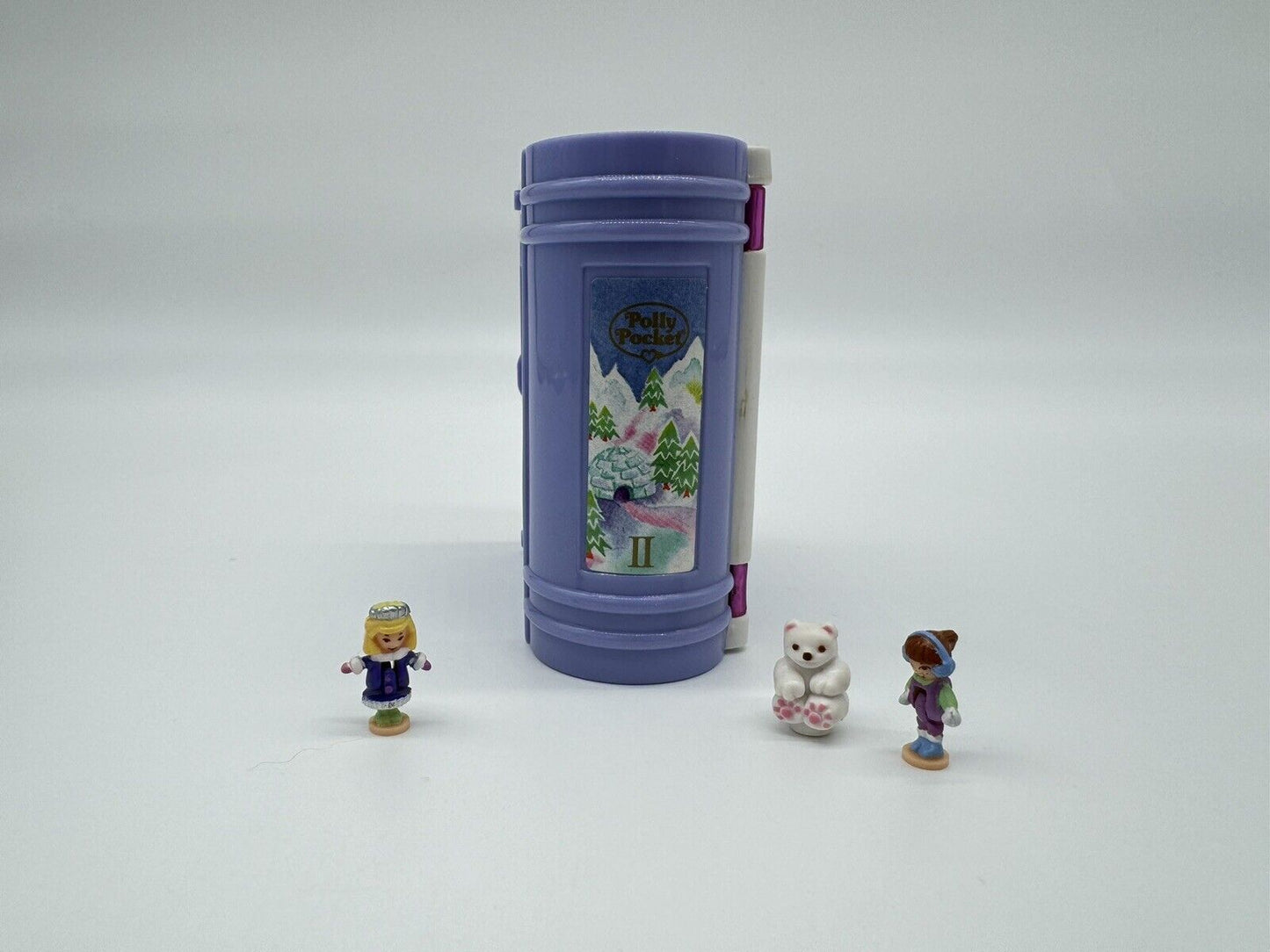 Polly Pocket Vintage 1995 Sparkle Snowland Enchanted Storybook Almost Complete