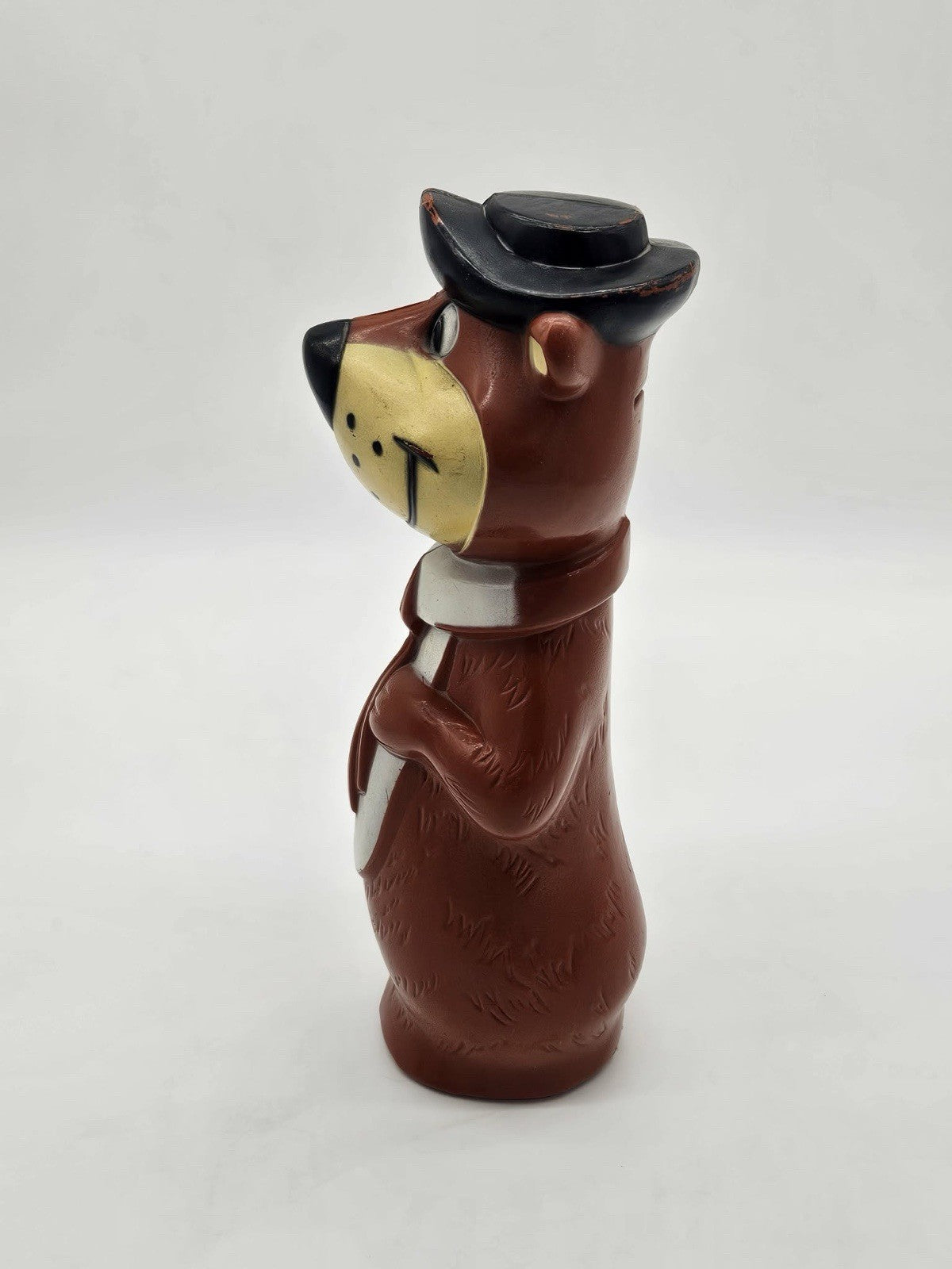 Vintage Yogi Bear 1960's 9 1/2” Tall Plastic Bank Hanna Barbera Knickerbocker