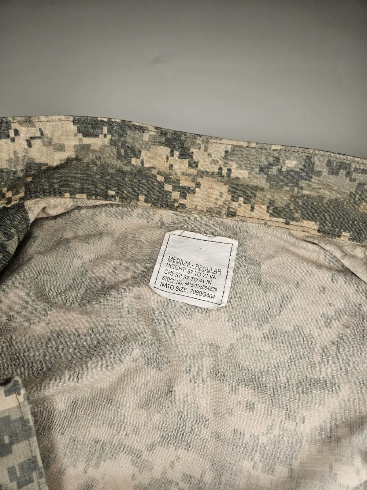 US Army ACU Defender M Flame Resistant Combat Coat Medium Short Digital UCP ACU