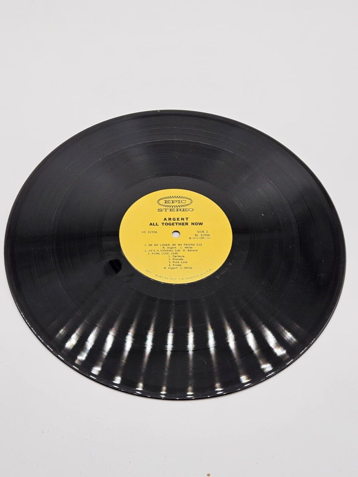 Argent – All Together Now - 1972 Epic #KE 31556 Classic Rock Vinyl LP