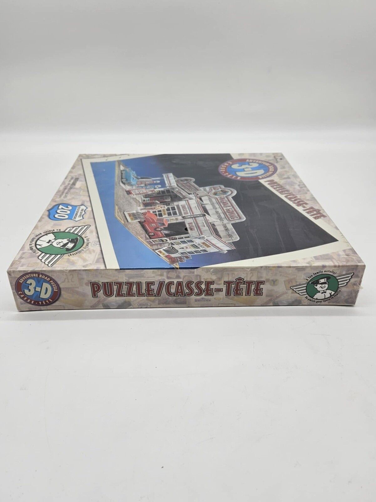 Vintage Hallmark Adventure Road 3D Puzzle Al's Friendly Service Station ~ NEW