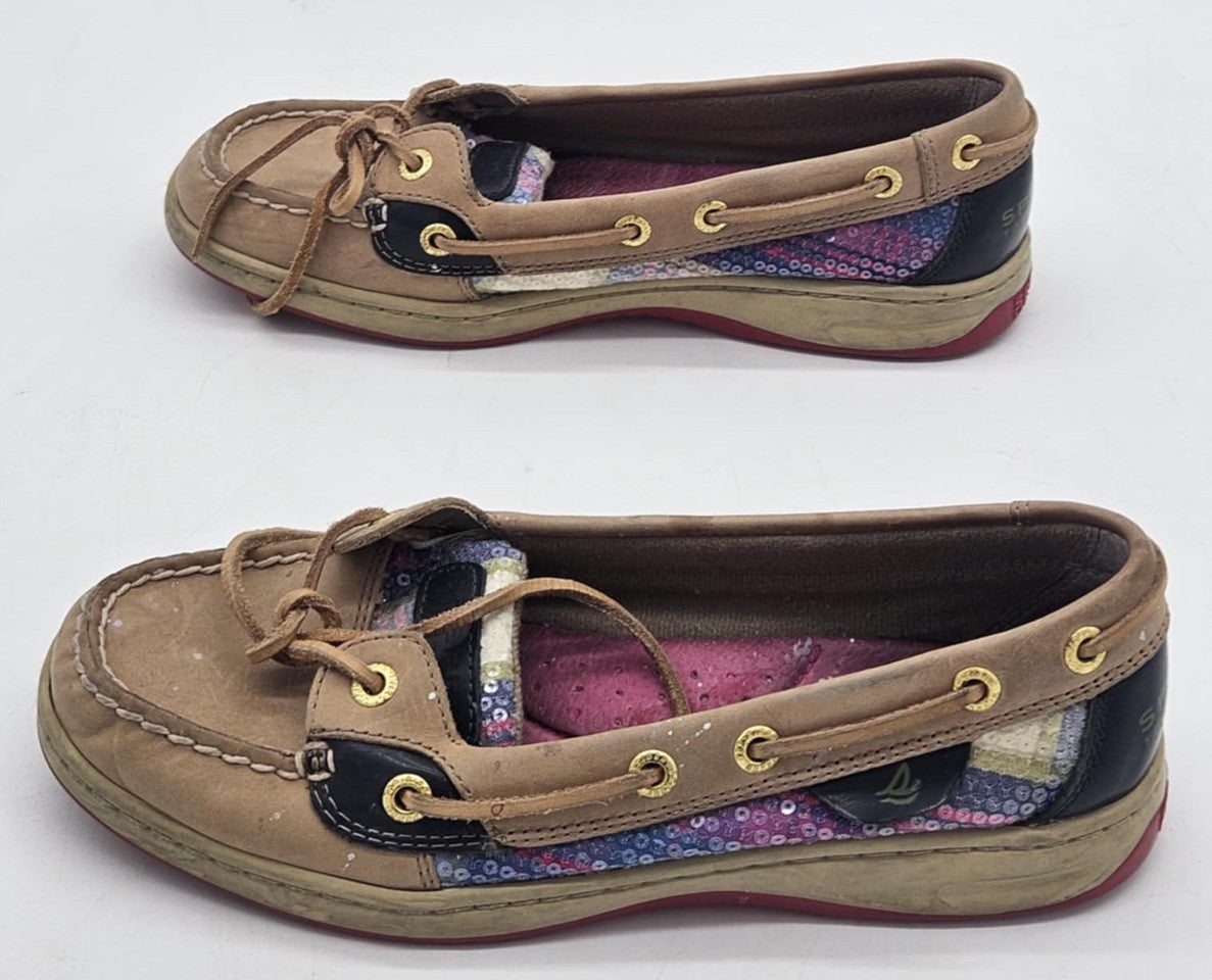Sperry Top-Sider Women's Multi-Color Sequin Shoes Size 6.5 #9102823