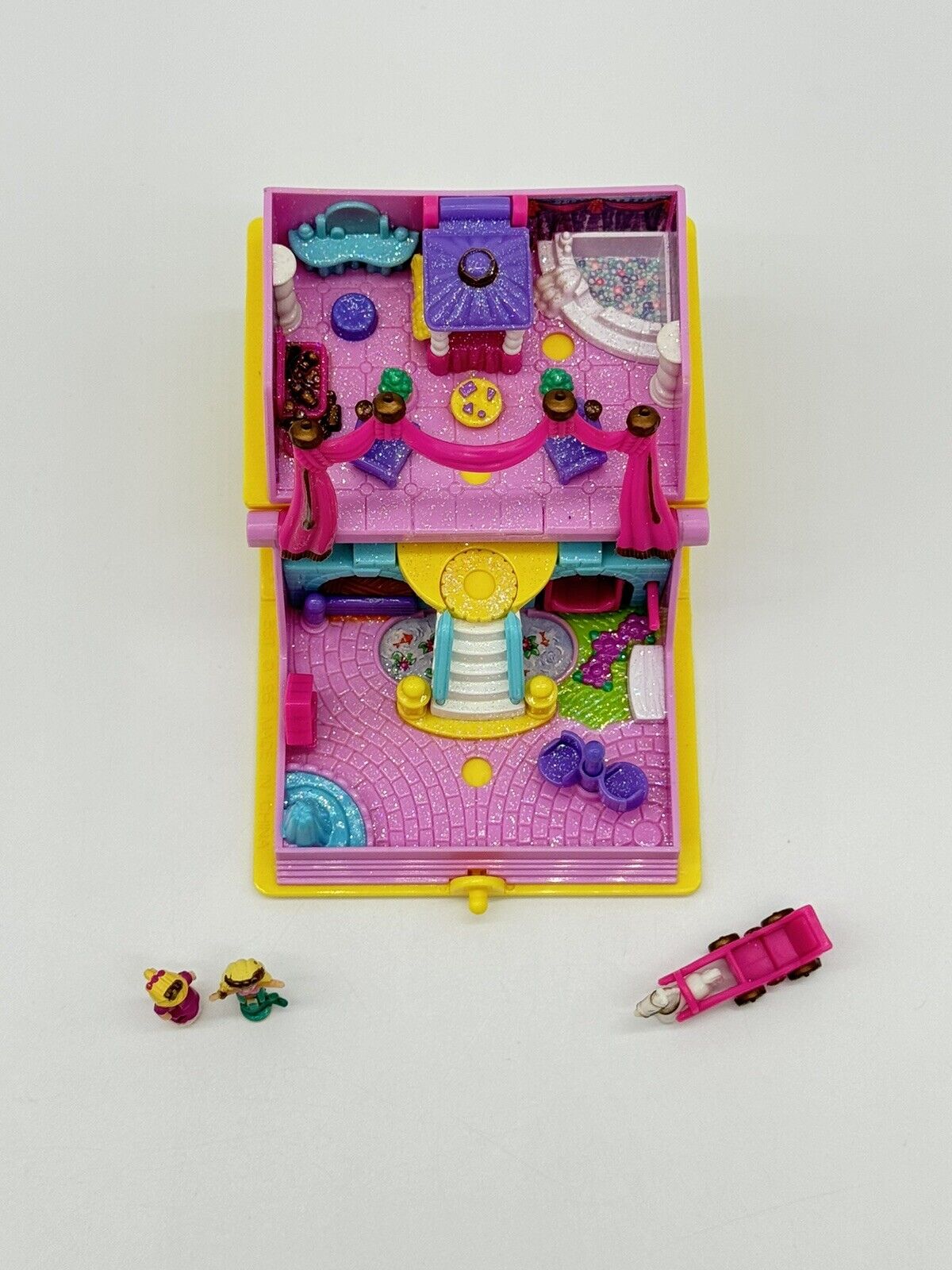 Vintage 1995 Bluebird Polly Pocket Princess Palace Enchanted Storybook COMPLETE