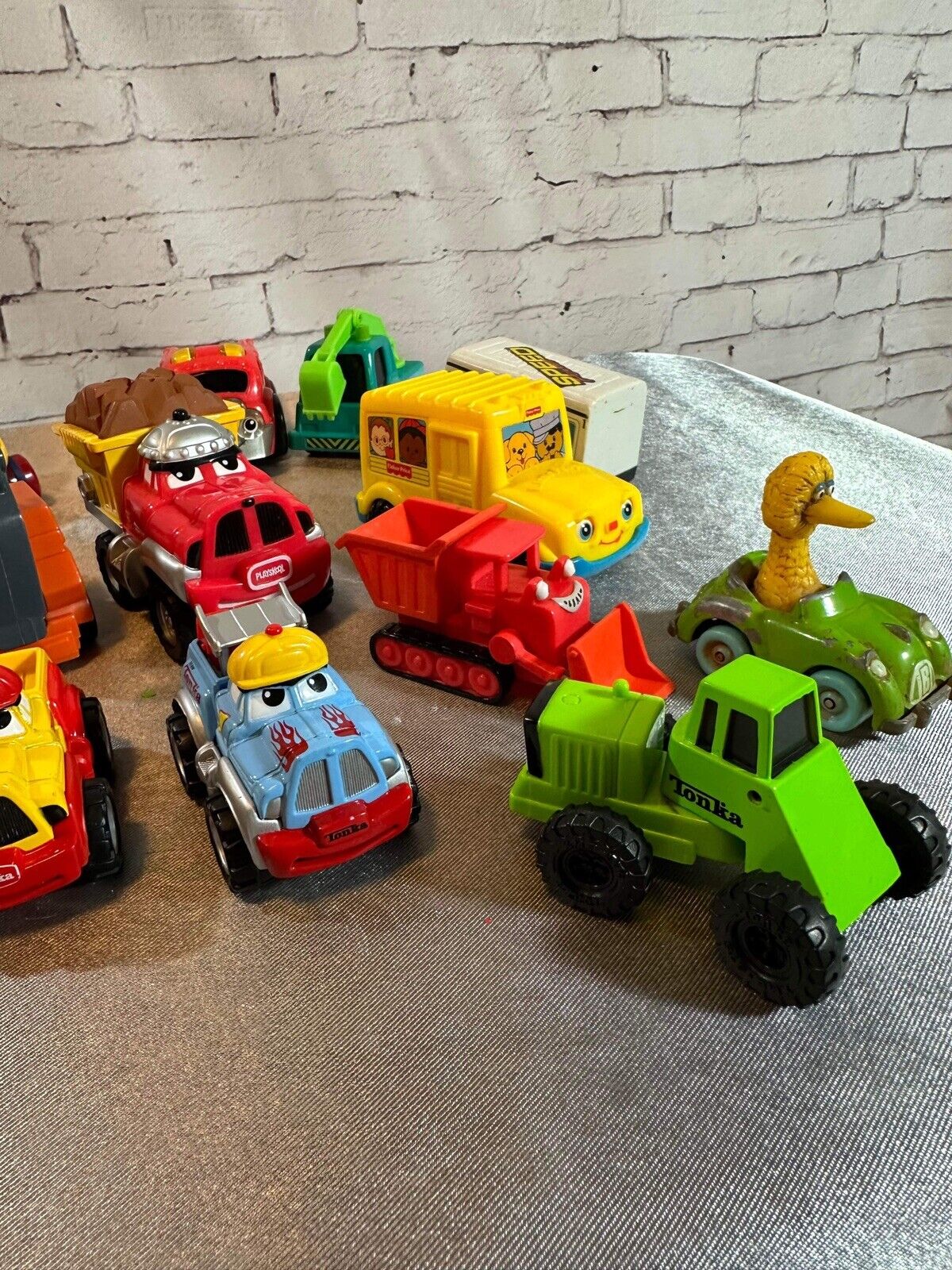 Vintage Lot of Mattel Fisher Price Little People & More Toy Vehicles