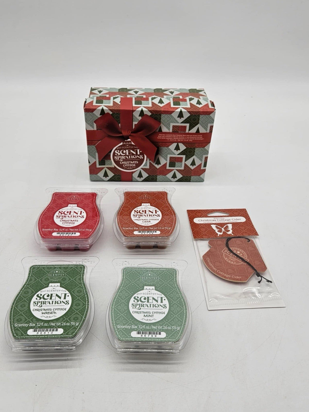 Scentsy Scent-spirations: Christmas Cottage - Holiday Edition Bundle of 4