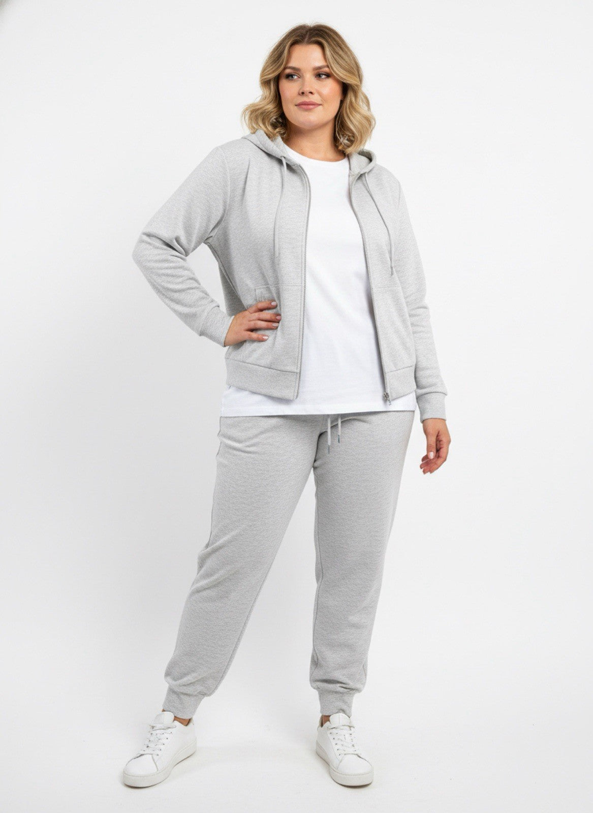 Athletic Works Light Gray Jogger Sweatpants XL (40–42)