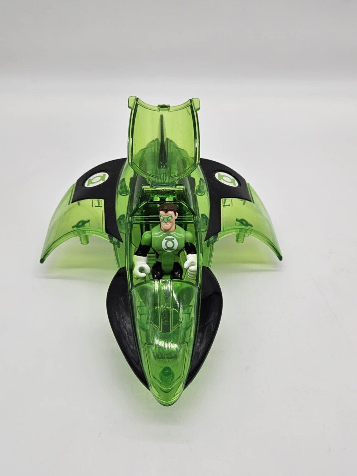 DC Comics Hero World Green Lantern Turbo Sled Vehicle Action Figure W/ Clay Face