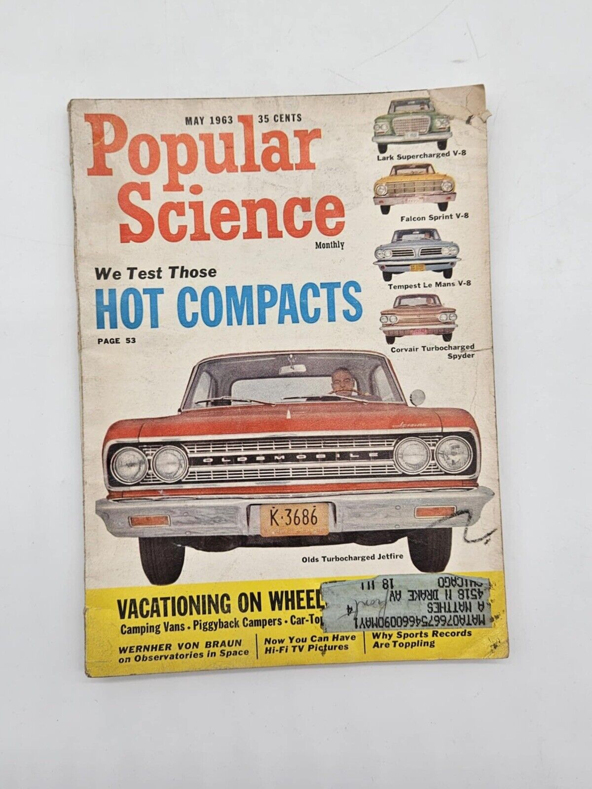 Lot of 7 Popular Science 1960s Vintage
