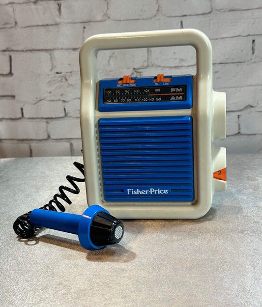 VINTAGE 1984 FISHER-PRICE 3805 SING ALONG AM/FM RADIO VTY