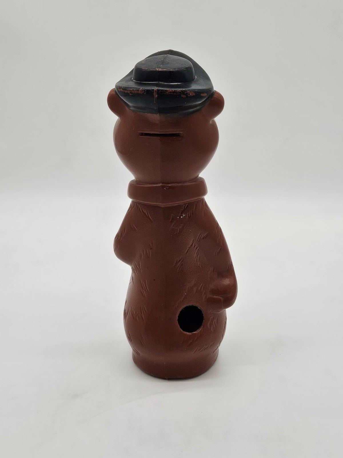 Vintage Yogi Bear 1960's 9 1/2” Tall Plastic Bank Hanna Barbera Knickerbocker
