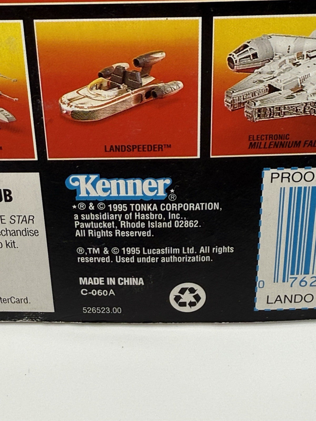 Star Wars: The Power of the Force Lando Calrissian  MOC 1995 Kenner