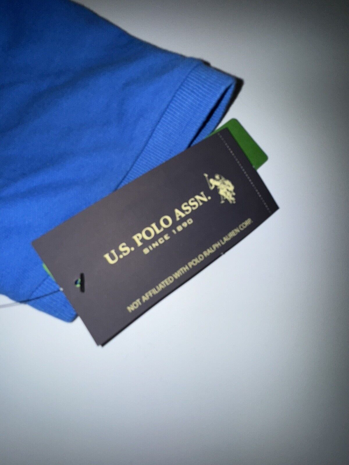 US Polo Assn Boys XL (14-16) Short Sleeve Polo Shirt Blue Embroidered