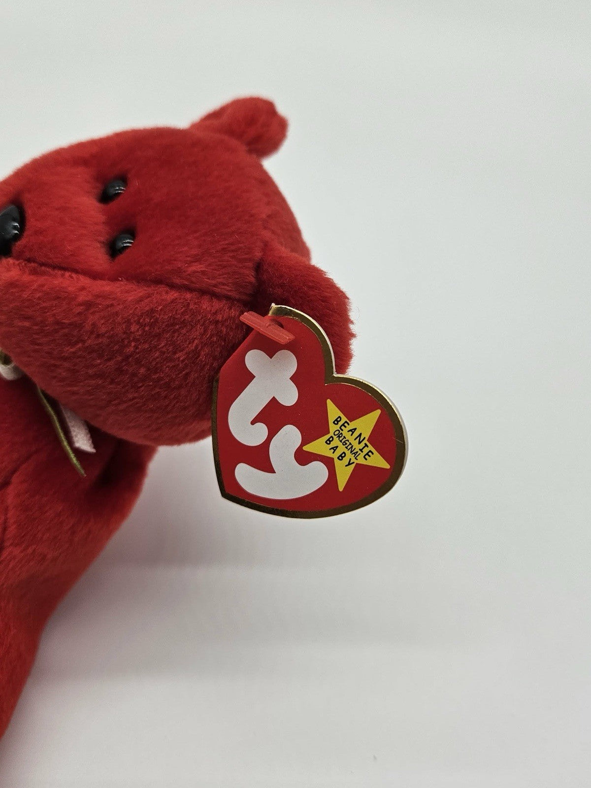 Ty Beanie Baby Osito Bear 1999 Mexico Flag MWMT Red Plush Retired w/ Tag