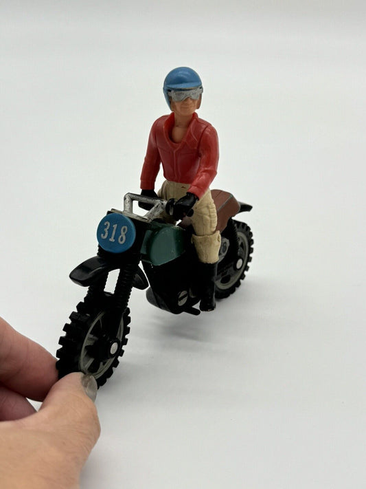 Fisher Price Adventure People Cycle Racing Team Motorcycle Dirt-bike