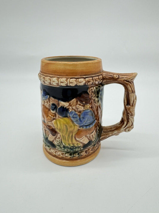 VINTAGE GERMAN STYLE CERAMIC BEER STEIN MUG MADE IN JAPAN