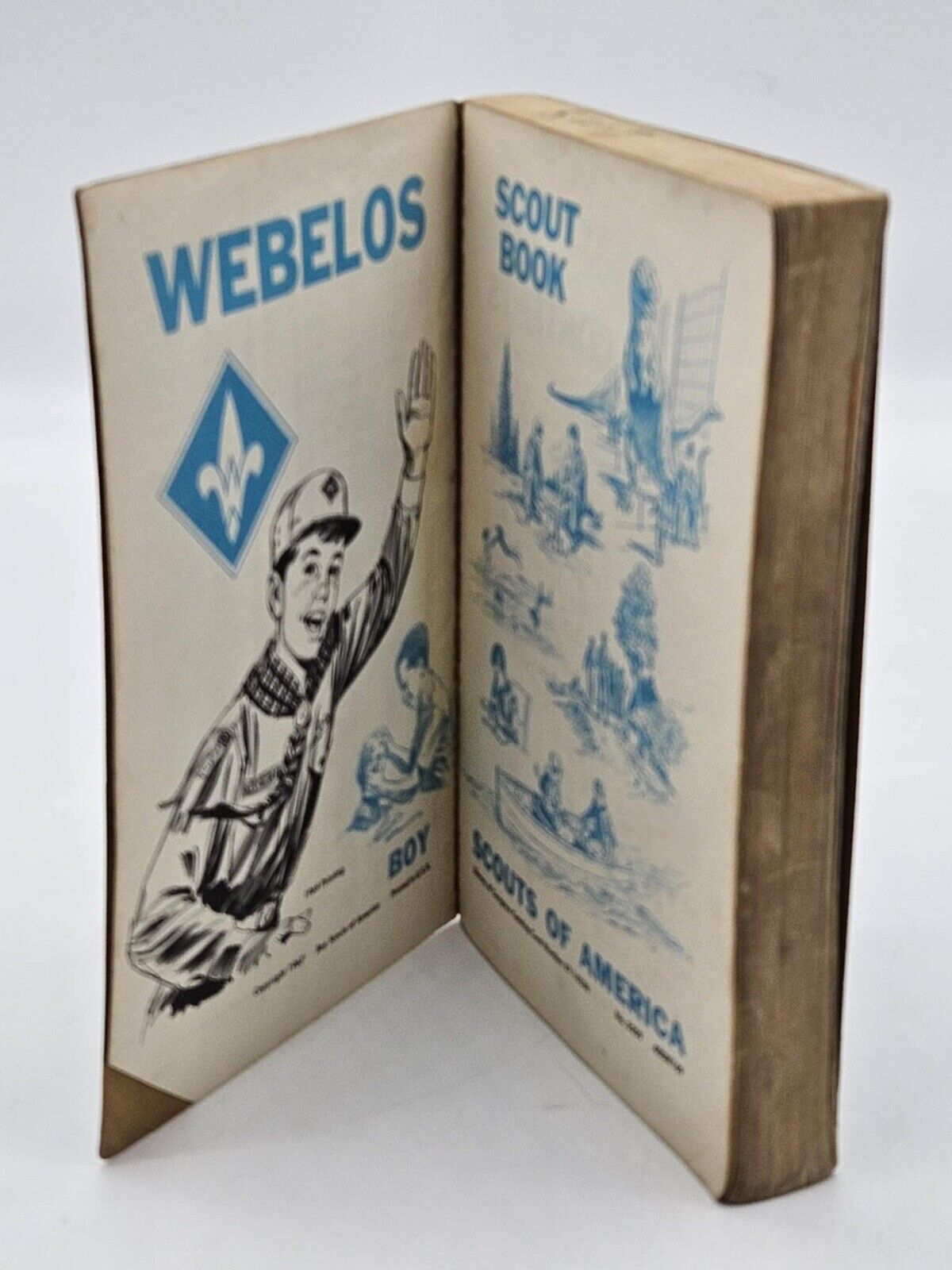 VINTAGE - BOY SCOUTS OF AMERICA "WEBELOS SCOUT BOOK"  1967