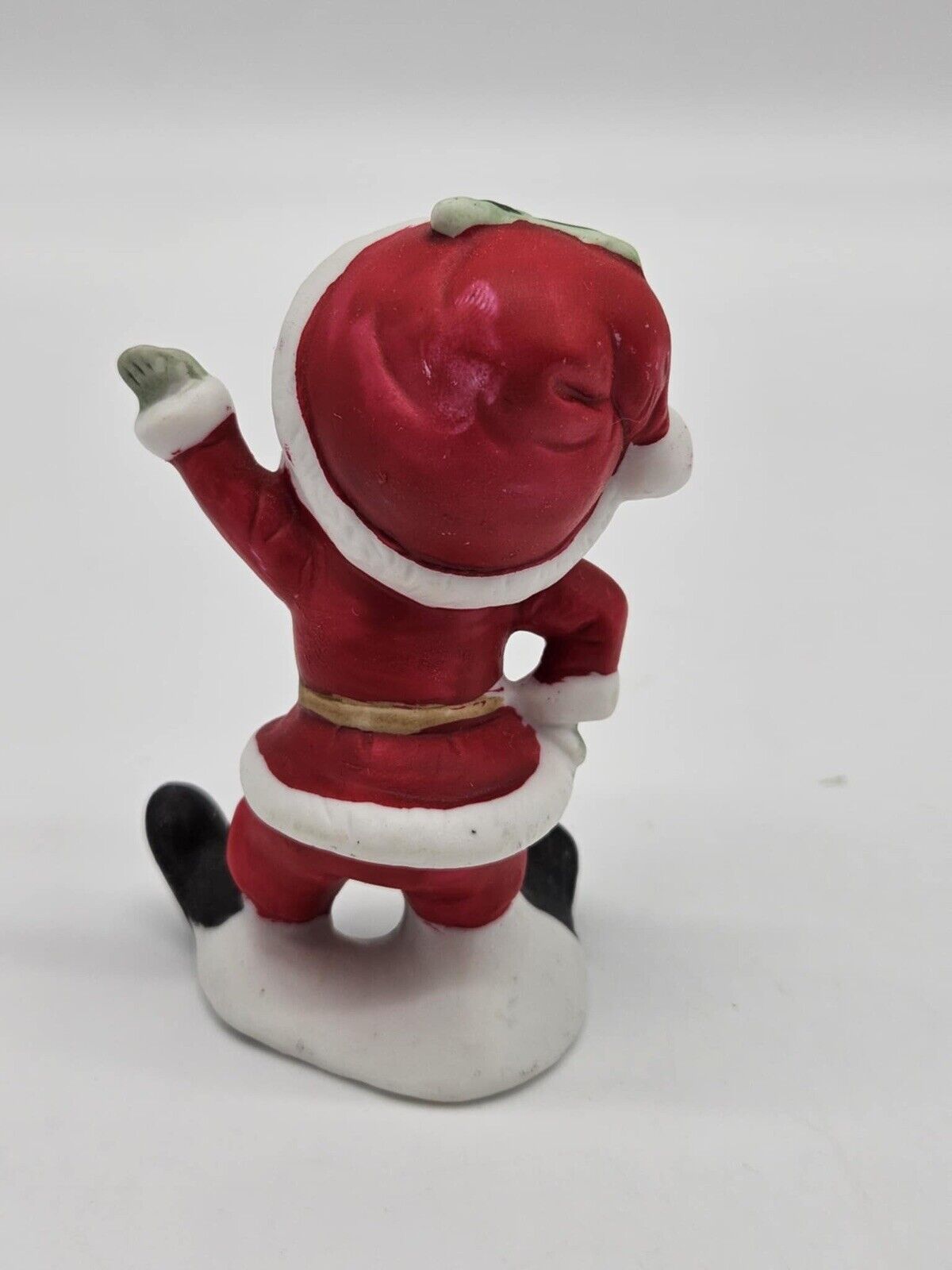 Vintage Christmas Lefton Child Santa Claus Figurine Collectors Edition