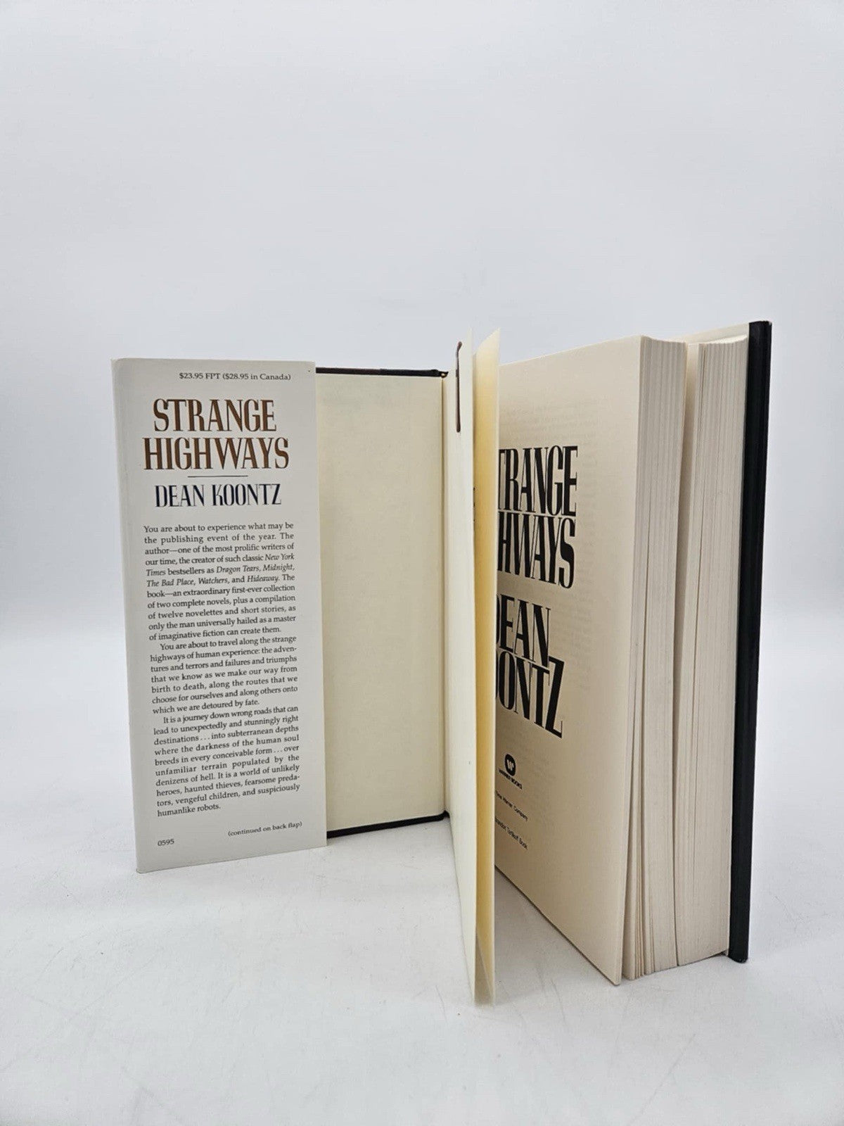 First Edition Dean Koontz Strange Highways Hardcover