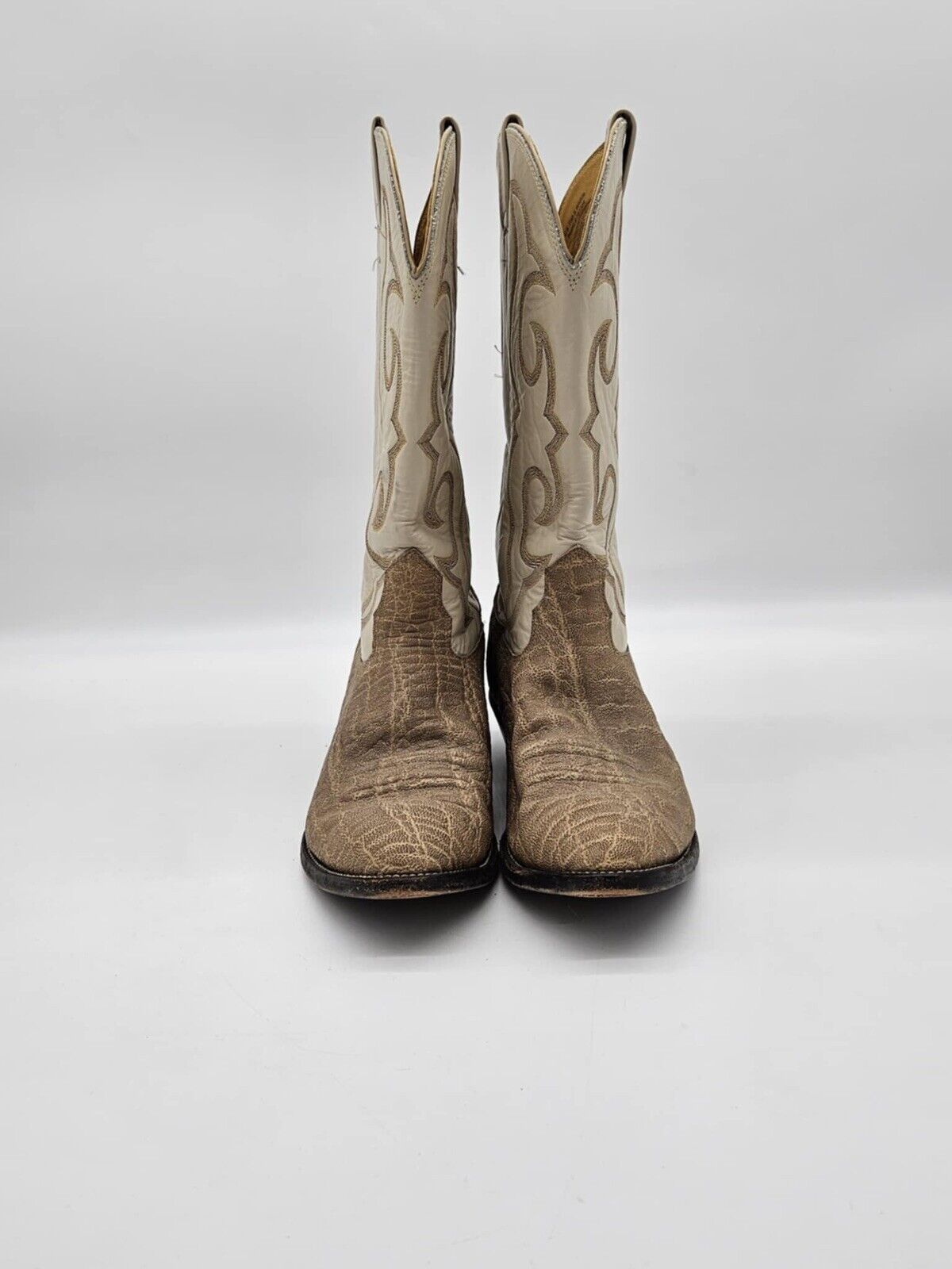 Vintage Nocona Exotic Western Cowboy Boots Men's Size 11 D - 1973130403