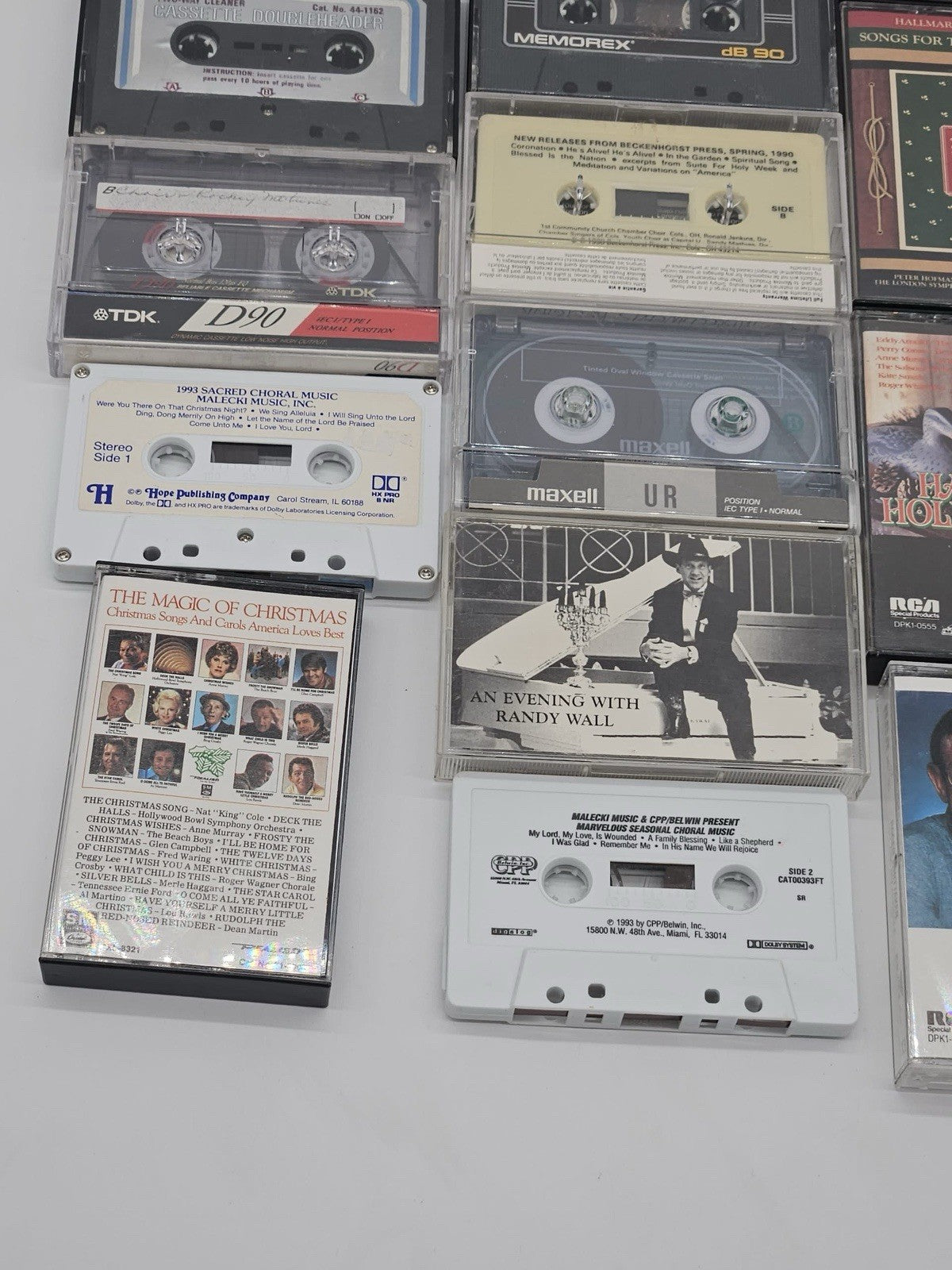Random Lot of Vintage Cassette Tapes
