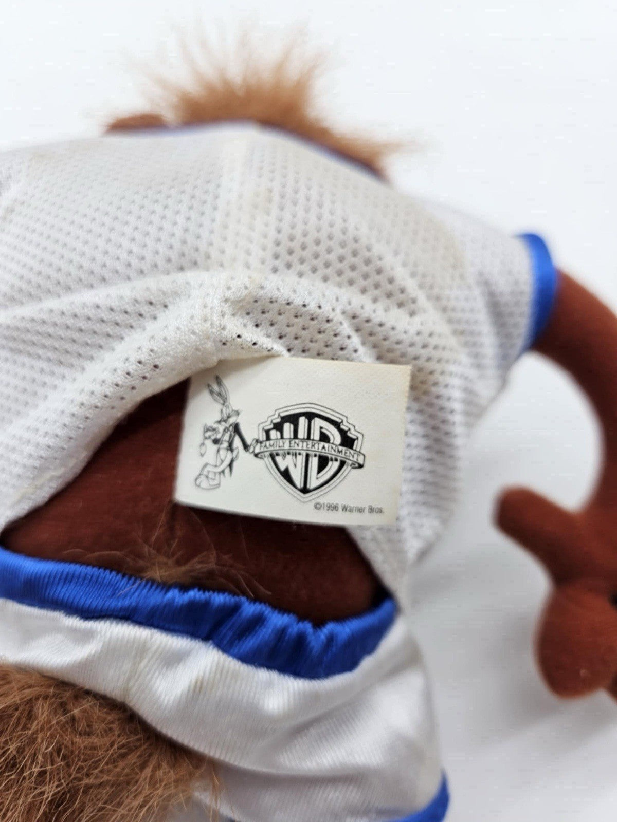 1996 Space Jam 8" Taz Looney Tunes Tasmanian Devil Vintage Plush Toy Warner Bros
