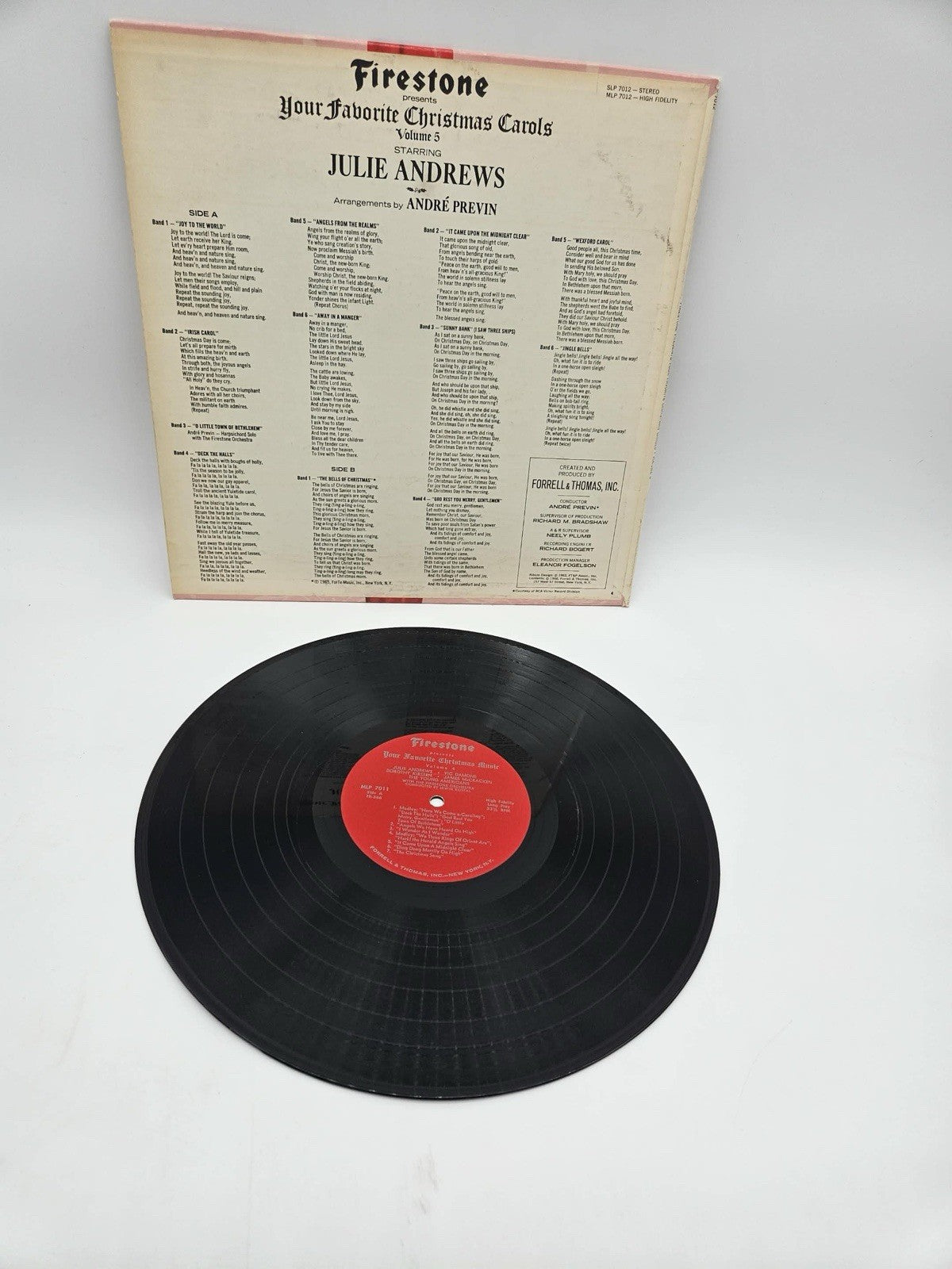 Firestone Presents Your Favorite Christmas Carols Volume 5 LP Julie Andrews M-!!