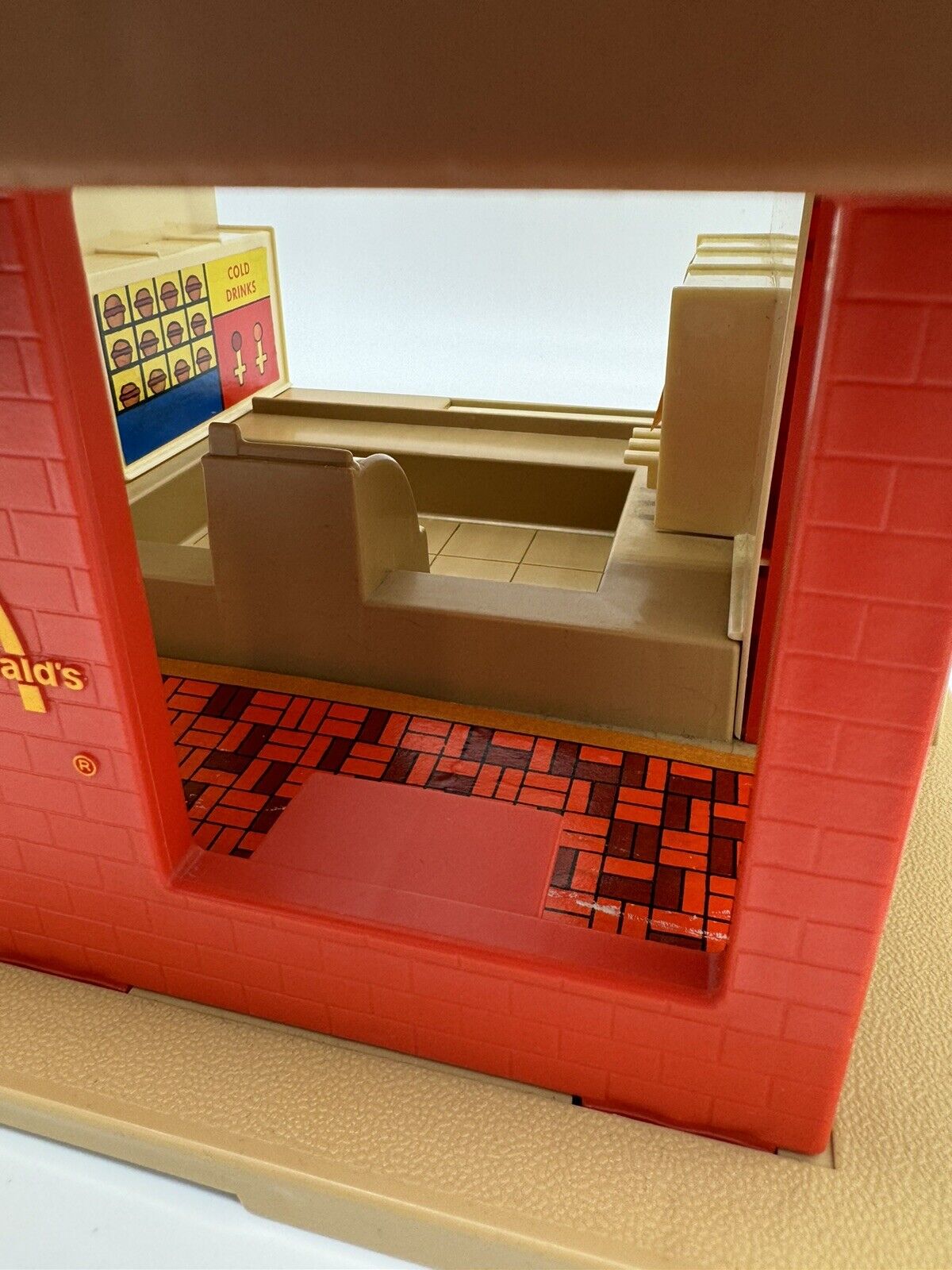 Vintage 1974 Playskool Familiar Places Play Set McDonalds Restaurant