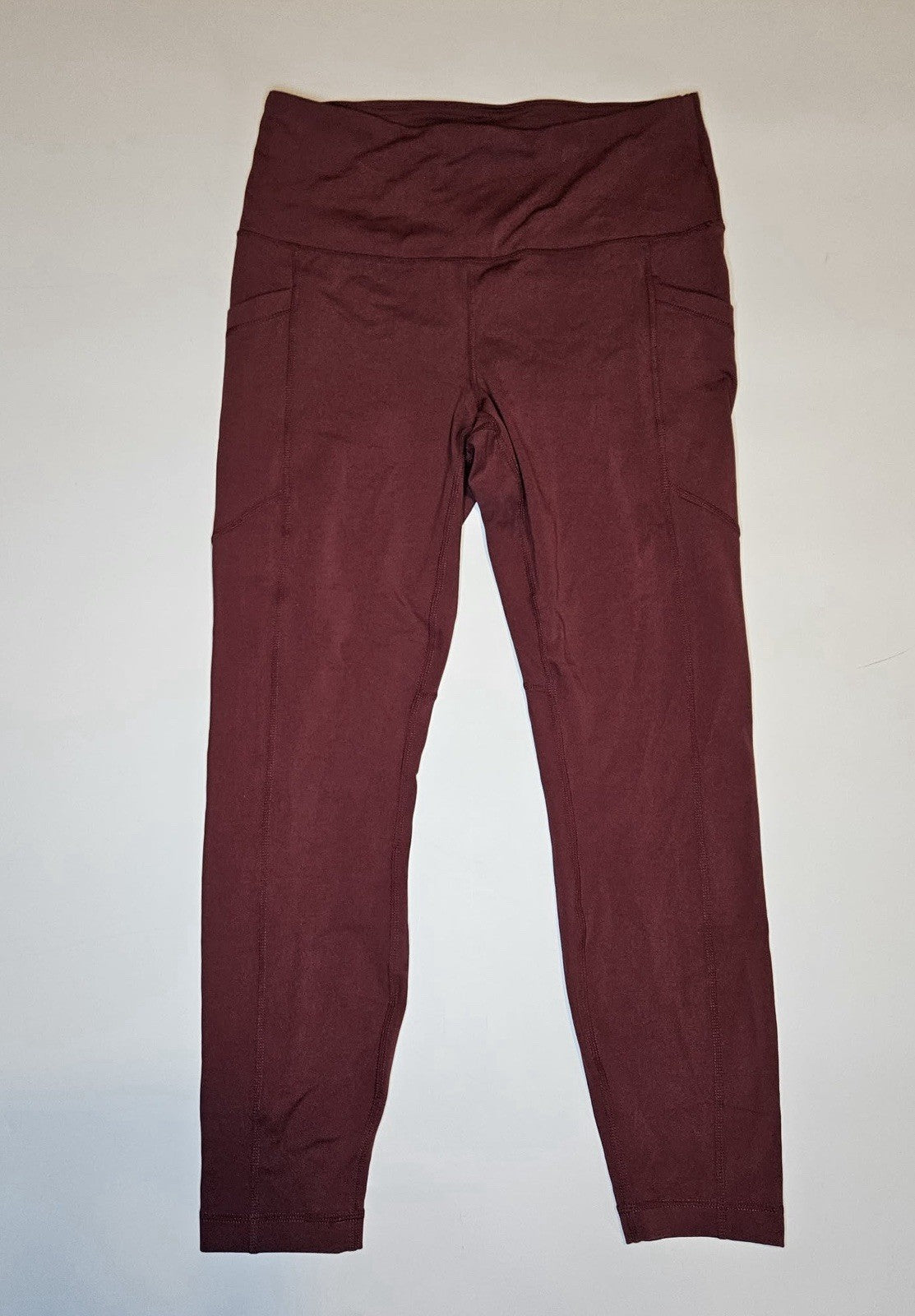 Yogalicious Dusty Rose Athletic Leggings with Pockets Size Small