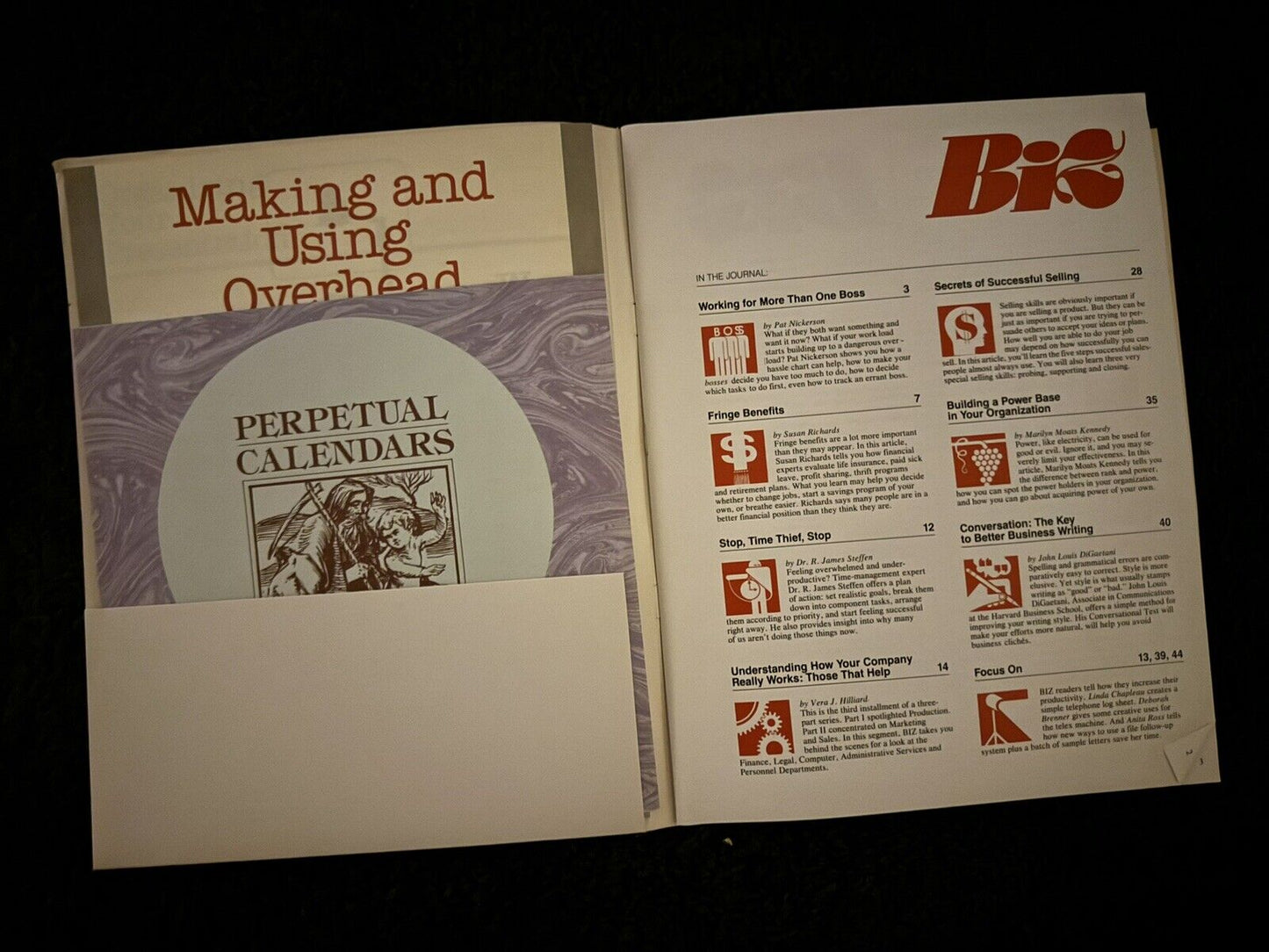 Vintage 1980s 4 Volume Lot of BiZ Xerox Learning System ￼