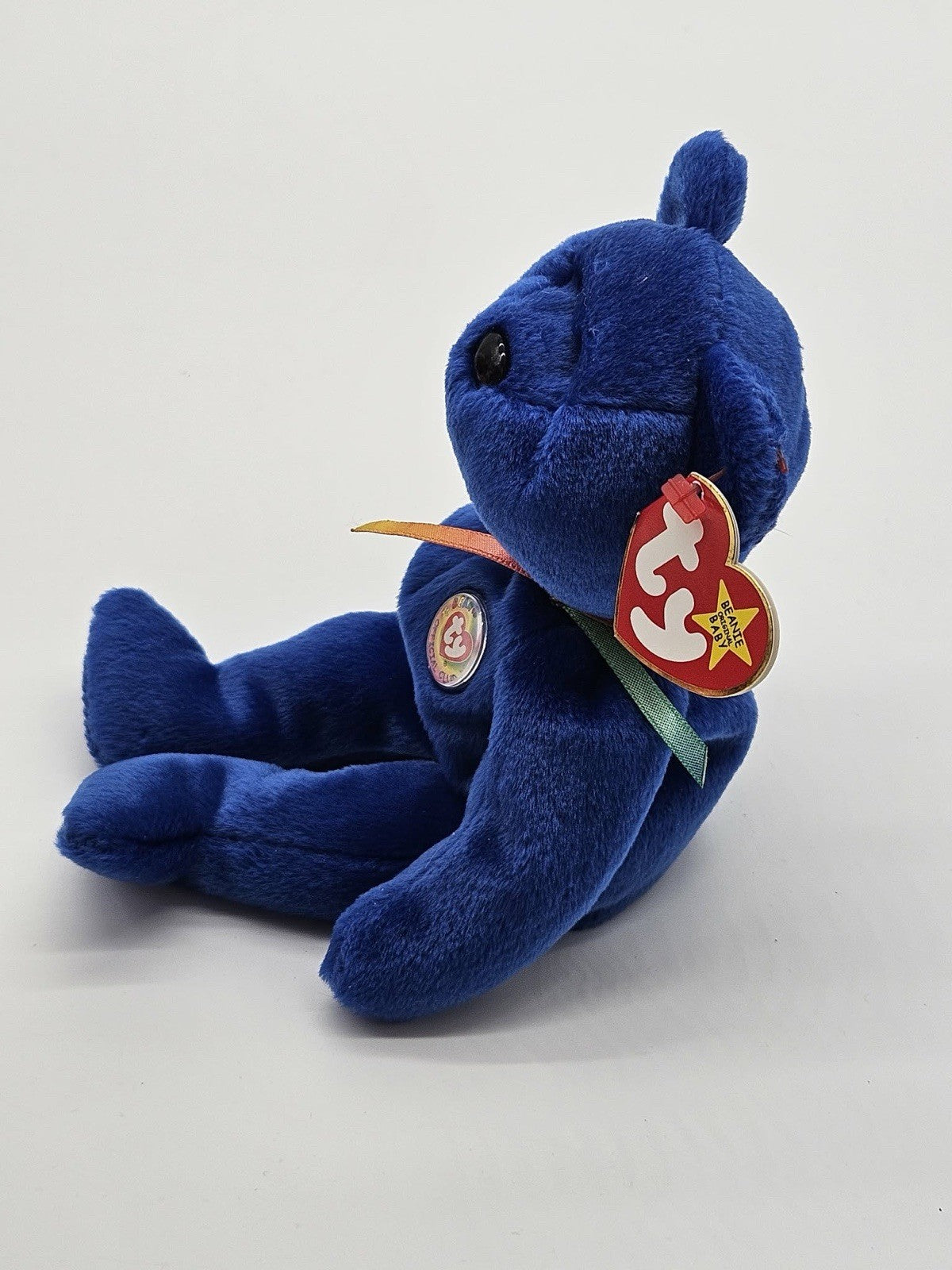 Ty Beanie Baby Clubby the Blue Bear MWMT
