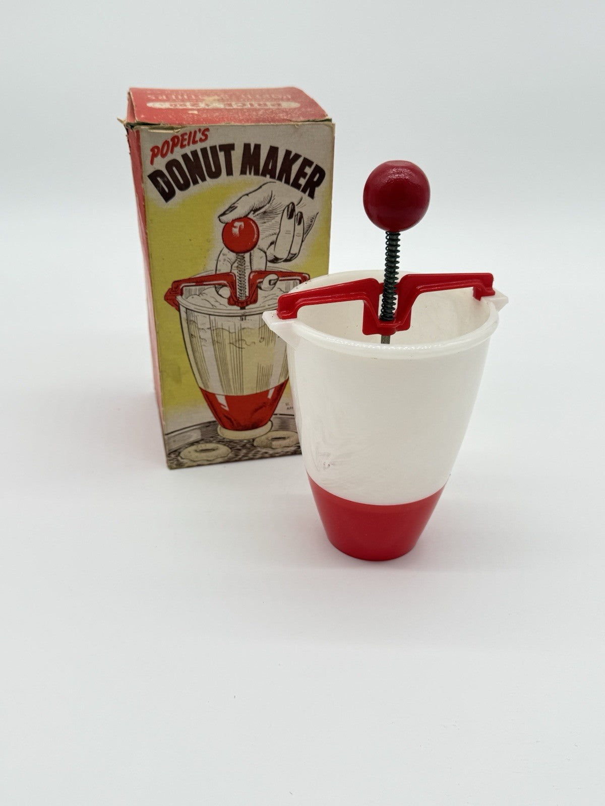 Vintage Popeil's Donut Doughnut Maker w/Original Box USA Made