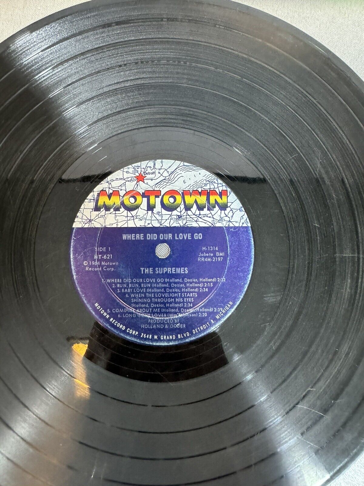The Supremes Where Did Our Love Go Motown 621 Vinyl LP 1964