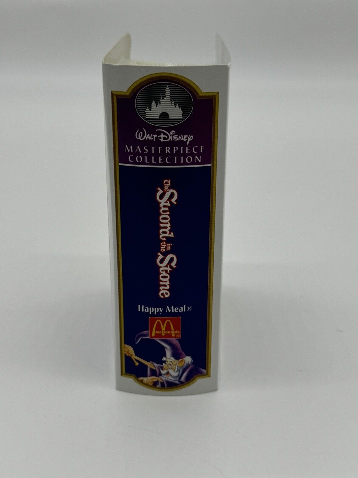 McDonald's Disney Happy Meal Toy Sword in the Stone Merlin Model Movie Case 1995